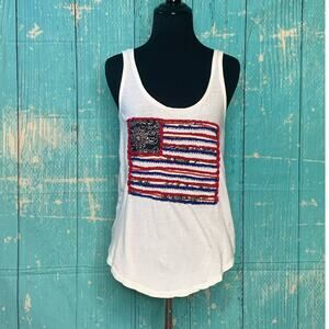 Lucky Brand US flag tank top size XS